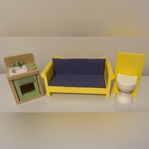Kid Kraft Wooden Doll House Furniture Lot of 3